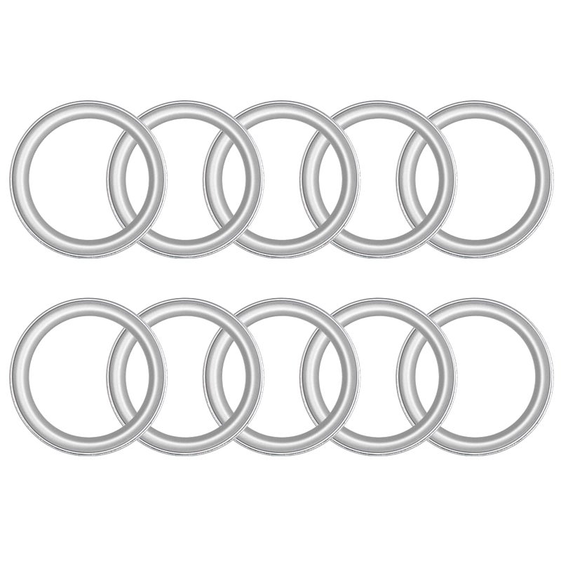 AOIT M16 Oil Drain Plug Gaskets Crush Washers Seals Rings Fit for BMW Motorcycle, Replacement for The Part # 07119963252, 07119963251, 07119963259, 803916010, ACWM16, 10 Pack - Image 1